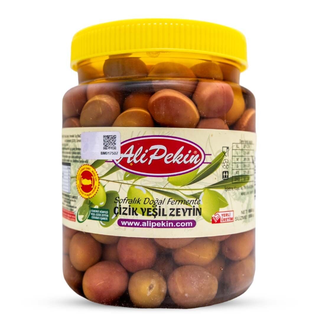Çizik Yeşil Zeytin (2 No) 550 gr — ürün görseli