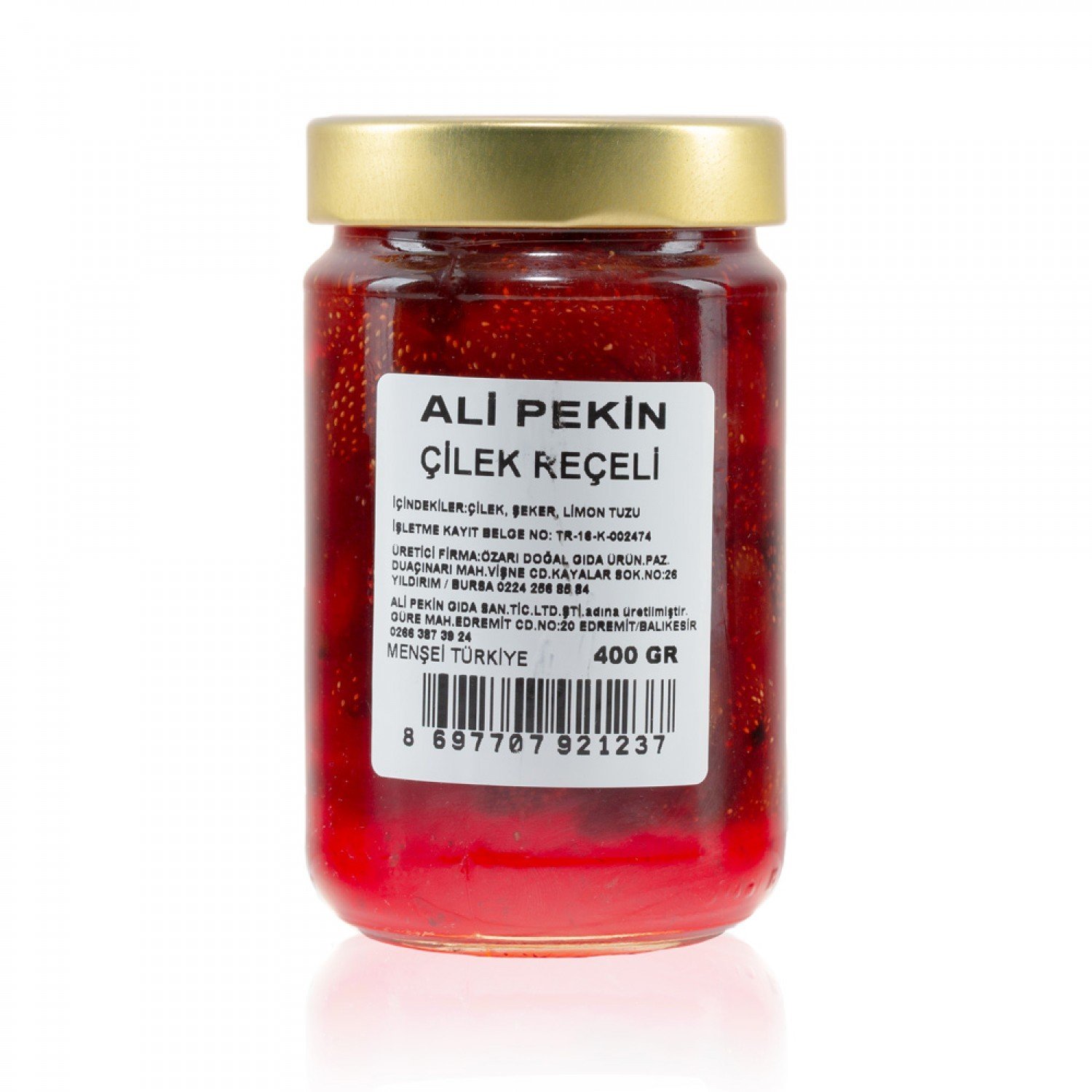 Ali Pekin Çilek Reçeli 380 gr — ürün görseli