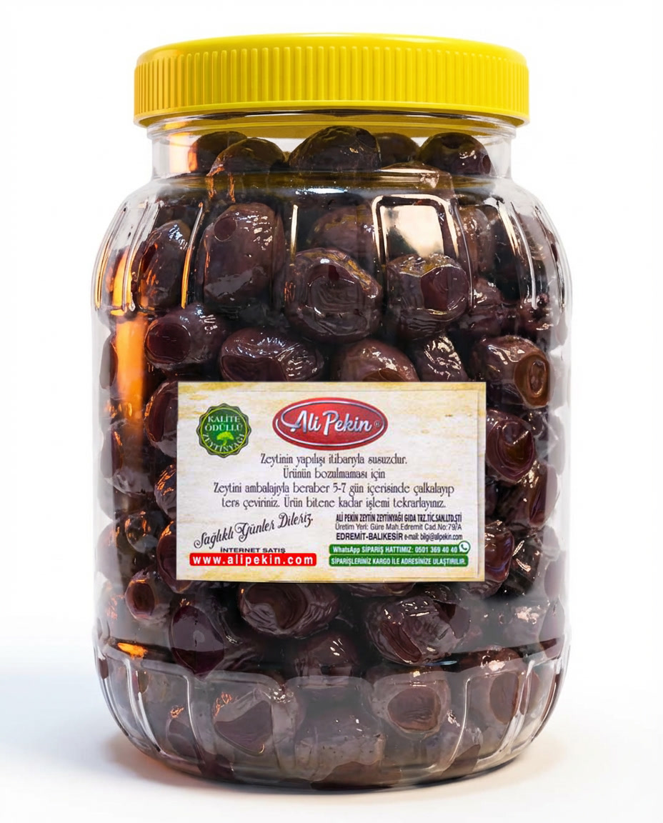 Tirilye (Erken Hasat Kızıl) Siyah Gemlik Zeytin (231-260)  1 kg