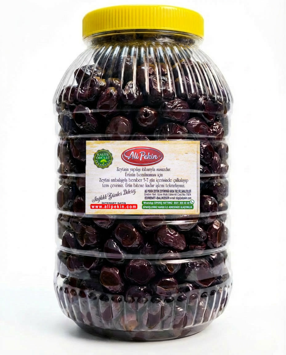 Special Gemlik Siyah Zeytin İri Boy (201-230) Net : 2 kg