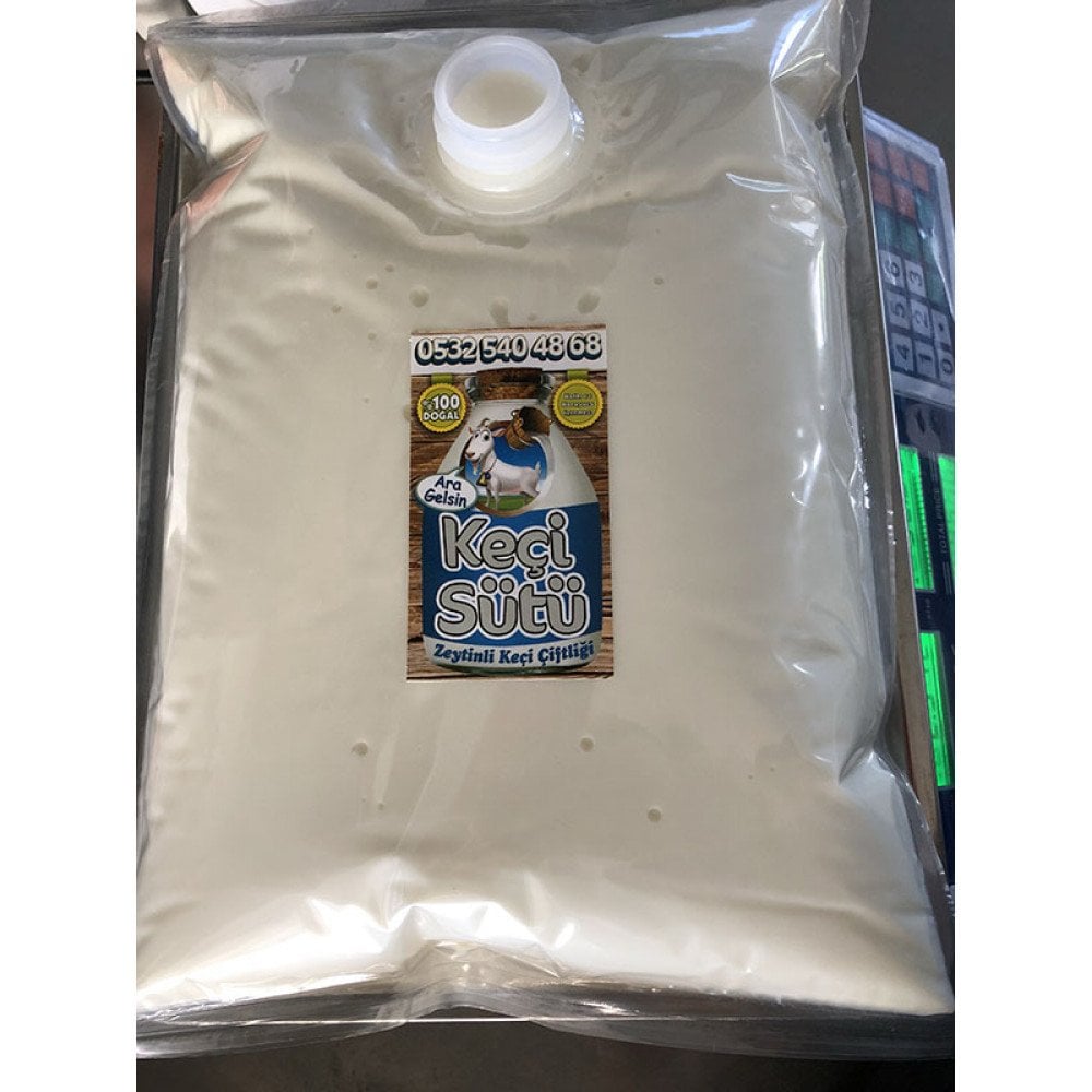 Keçi Sütü 3 Litre (Yağı Alınmamış, İşlem Görmemiş)