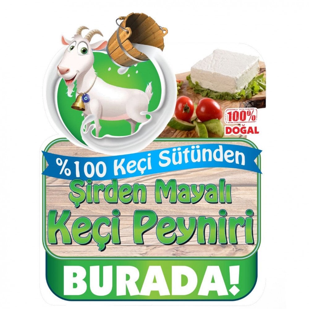 Klasik KEÇİ Peyniri 450 Gr. (ŞİRDEN MAYALI)