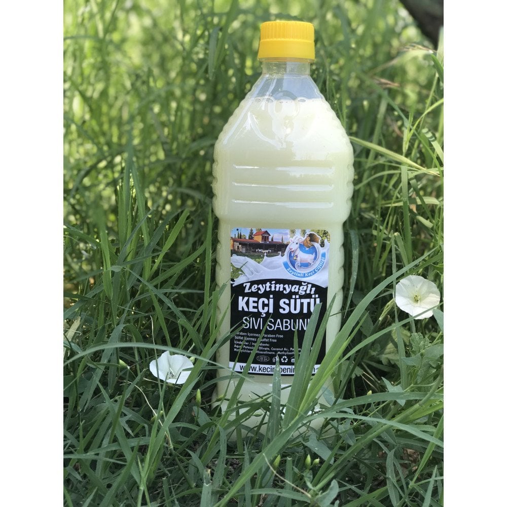 Zeytinyağlı Keçi Sütü SIVI SABUNU 1 Litre