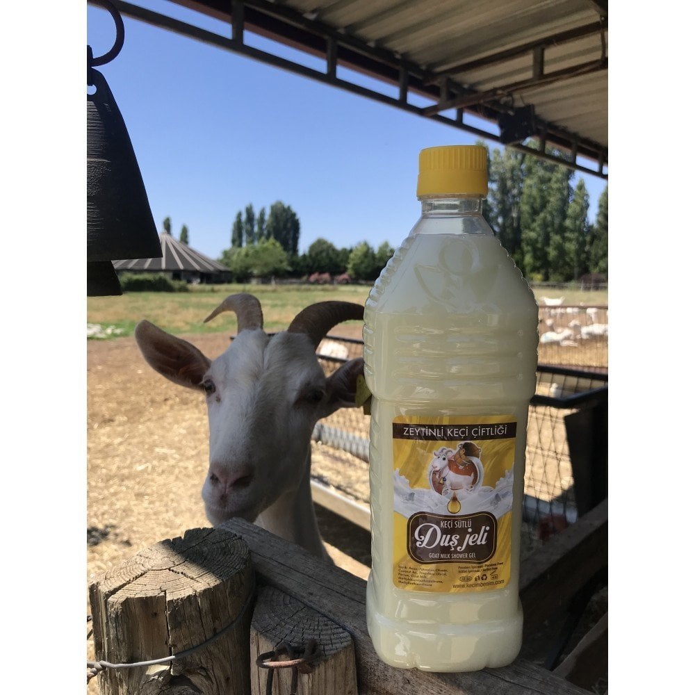 Zeytinyağlı Keçi Sütlü Duş Jeli 1 Litre